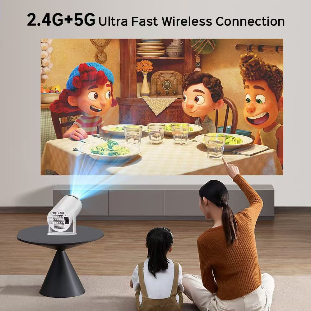120" HD Projector for Movies & Gaming – Nathan SpotlightHD Home Theater