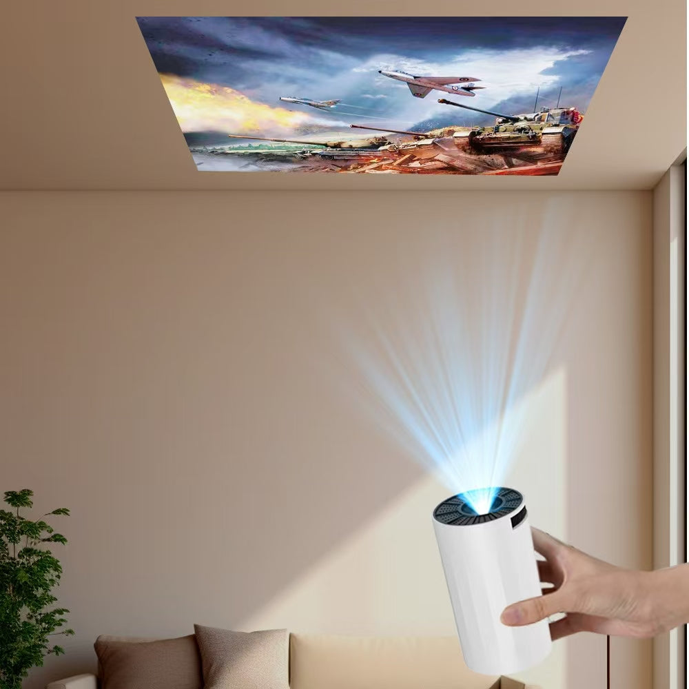 120" HD Projector for Movies & Gaming – Nathan SpotlightHD Home Theater