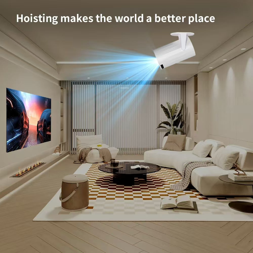 120" HD Projector for Movies & Gaming – Nathan SpotlightHD Home Theater